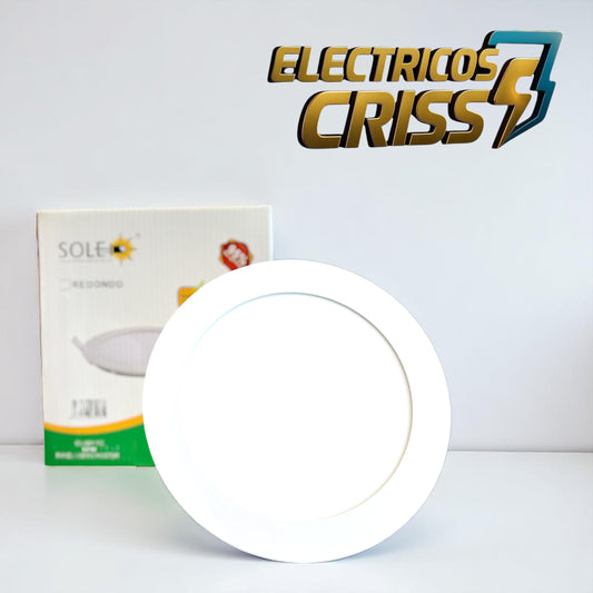 PANEL LED REDONDO DE INCRUSTAR 12W SOLED