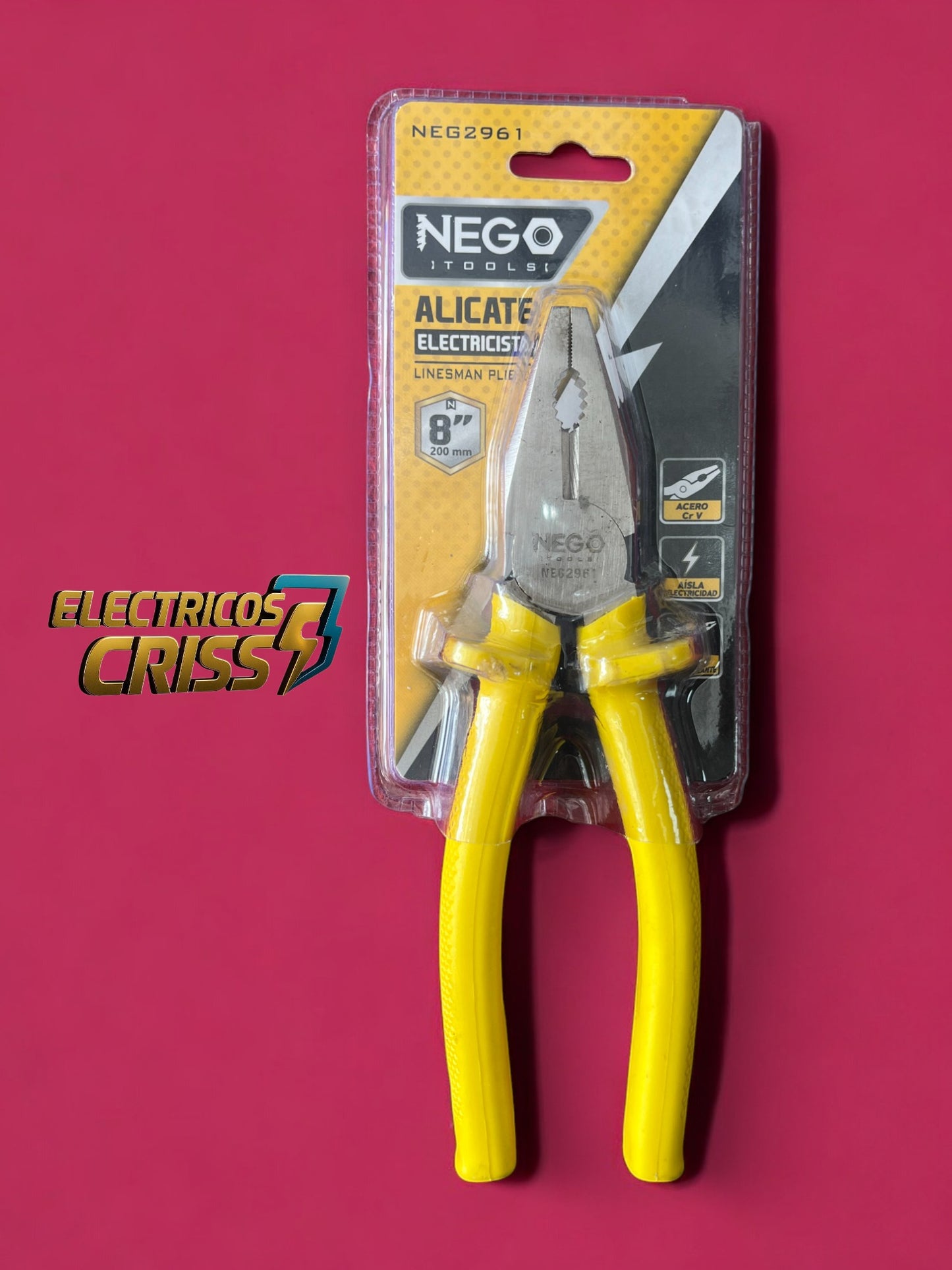 ALICATE NEGO 8"