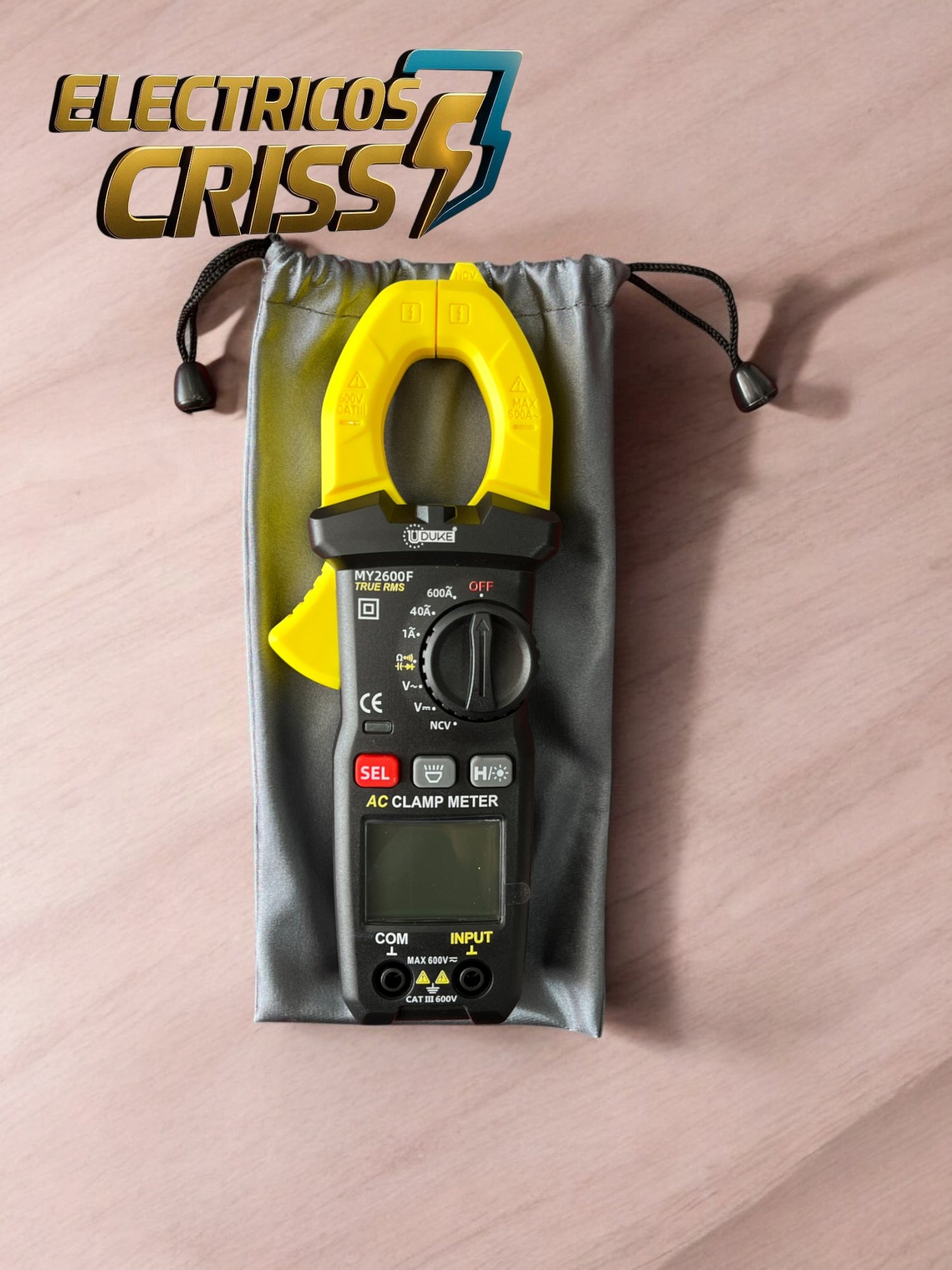 PINZA AMPERIMÉTRICA DIGITAL UDUKE