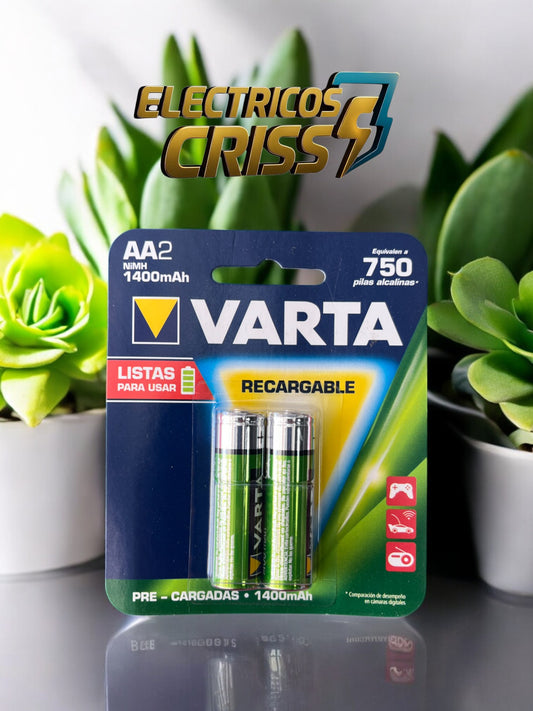 PILAS VARTA AA2 RECARGABLES