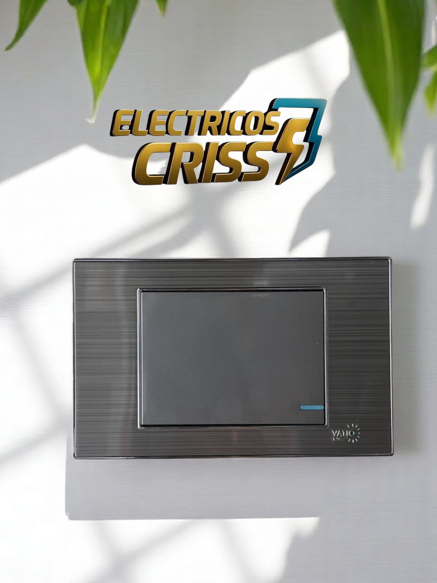 INTERRUPTOR SENCILLO ACERO VATIO