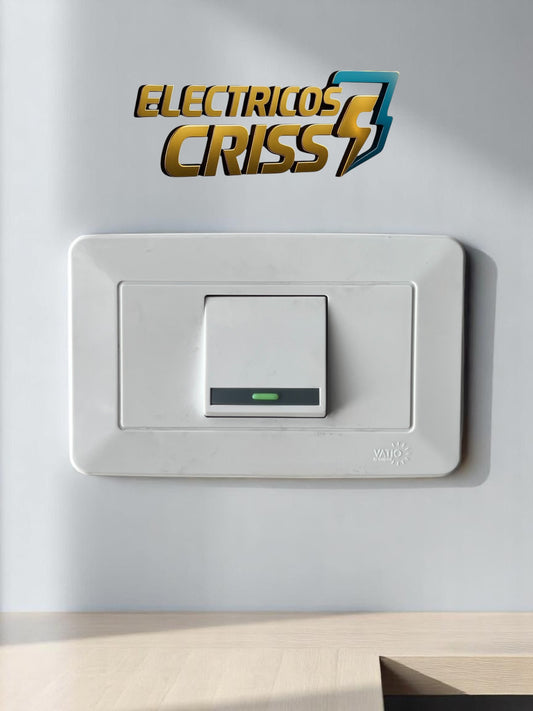 INTERRUPTOR SENCILLO BLANCO VATIO