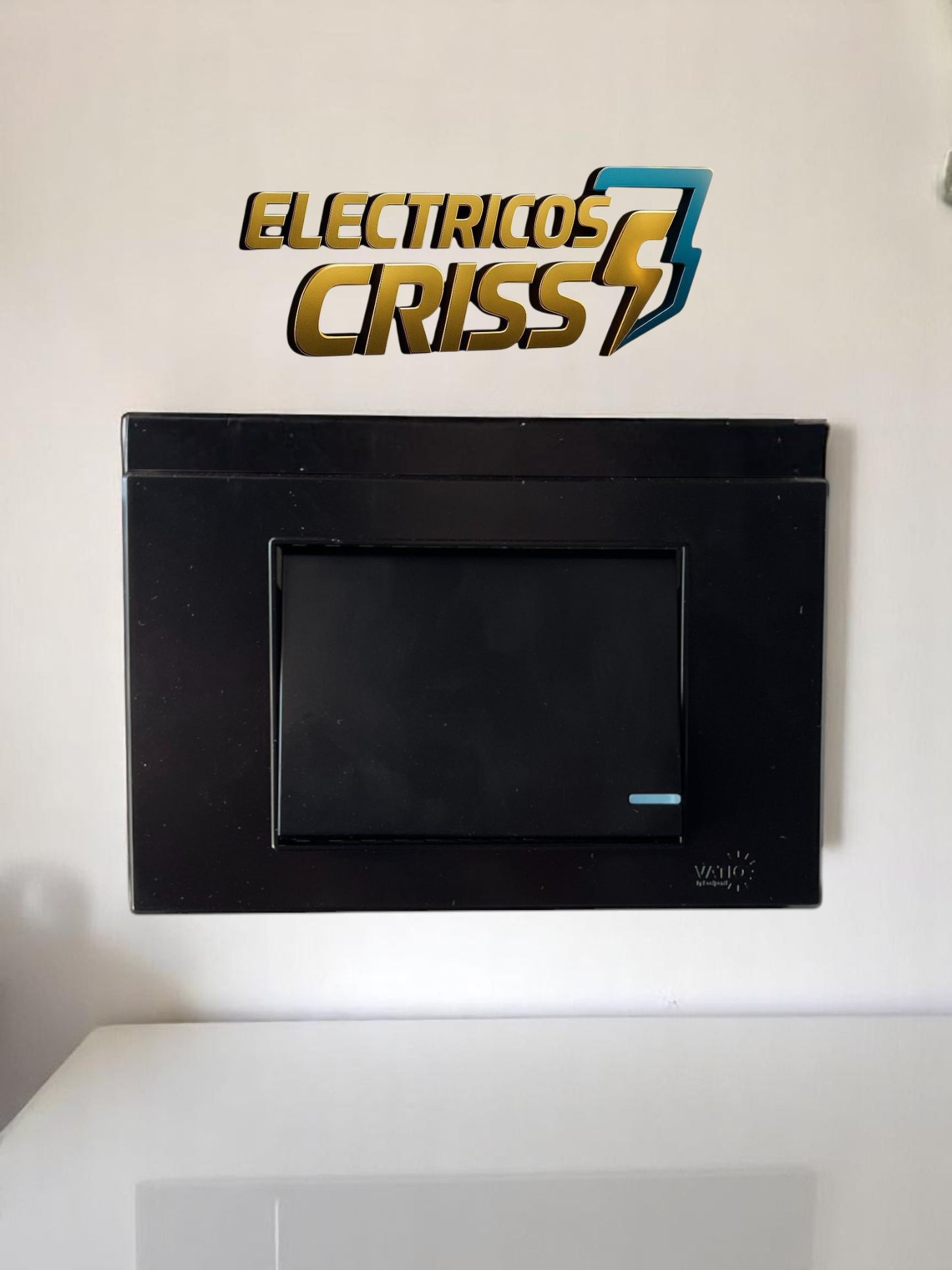 INTERRUPTOR SENCILLO NEGRO VATIO