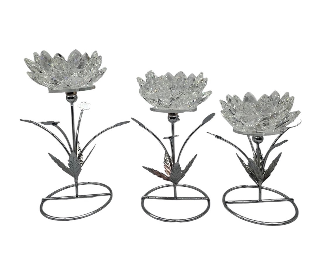 CANDELABRO PLATEADO X3 und