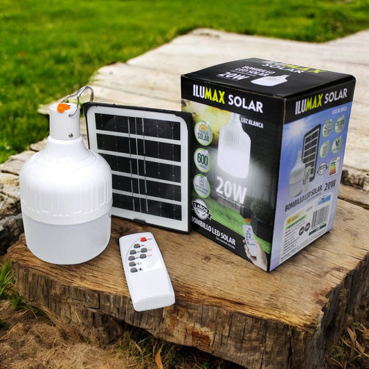 BOMBILLO SOLAR ILUMAX DE 20W