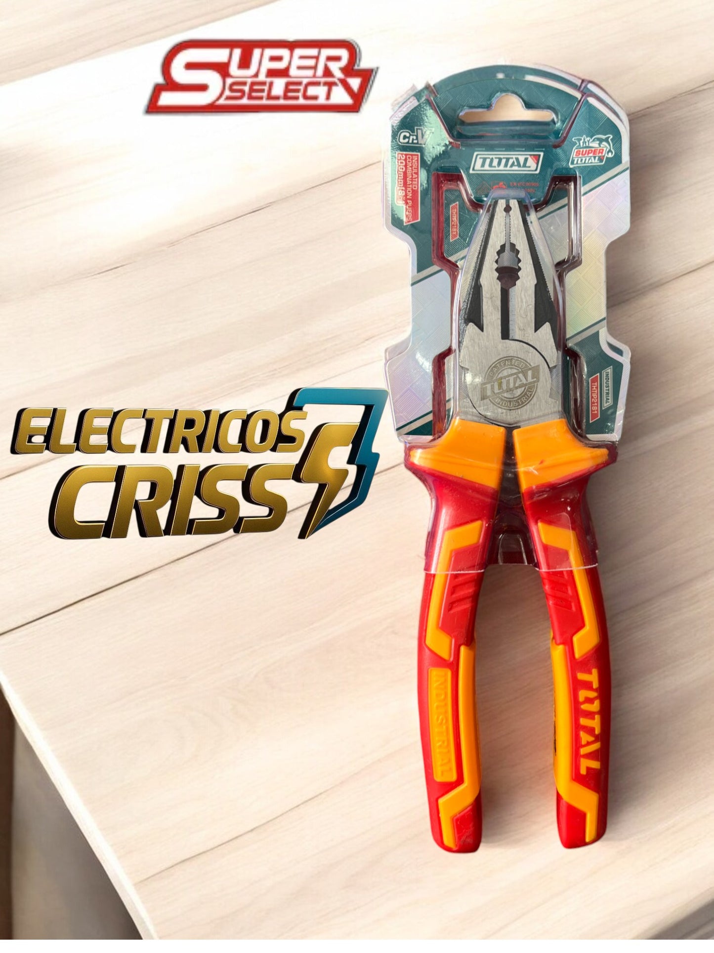 ALICATE AISLADO TOTAL 8"