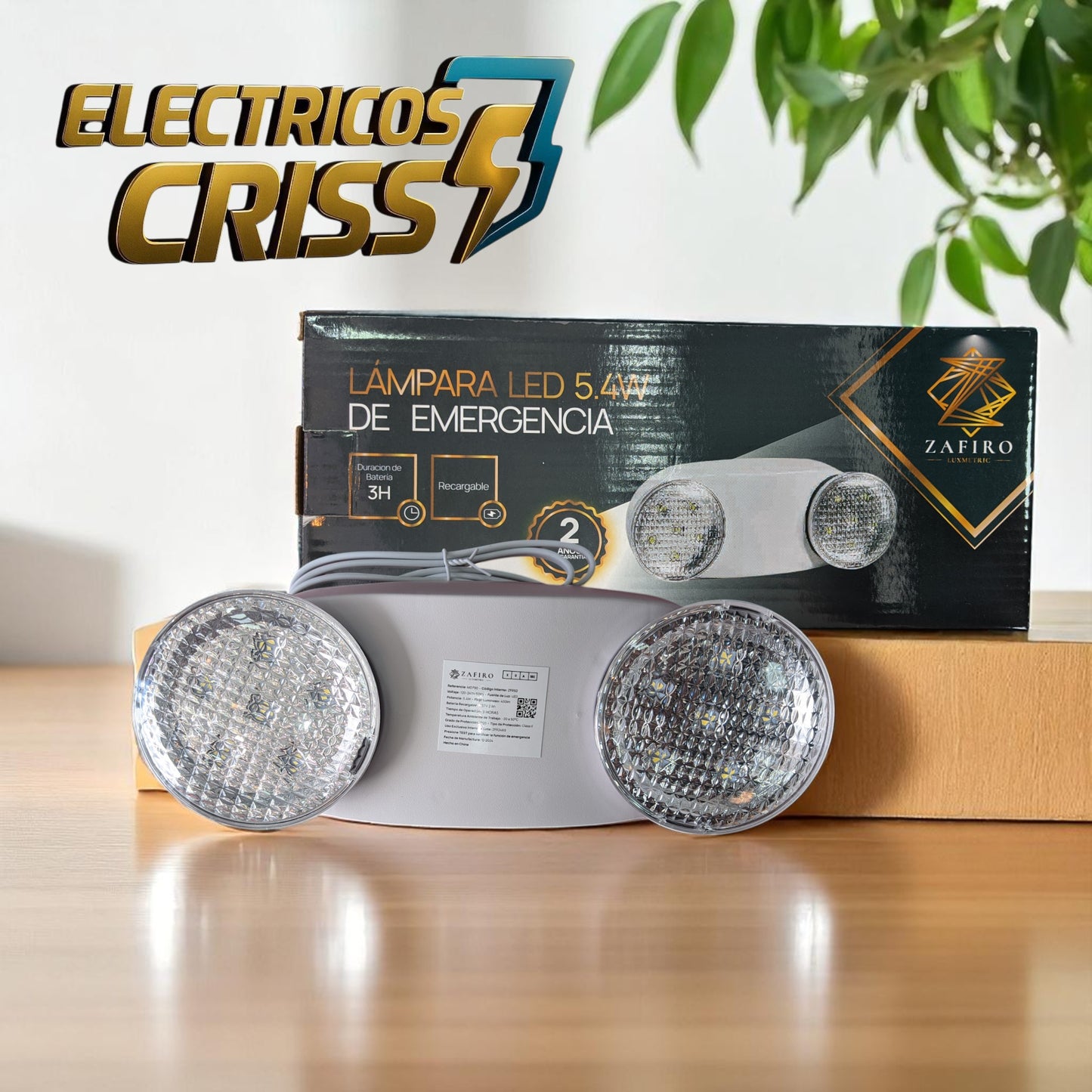 LAMPARA DE EMERGENCIA MICKEY ZAFIRO