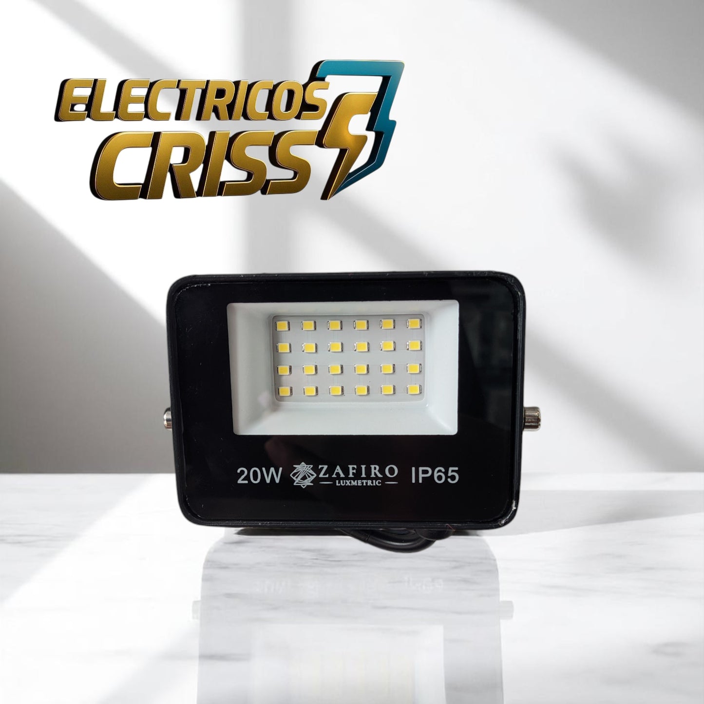 REFLECTOR LED DE 20W LUZ BLANCA