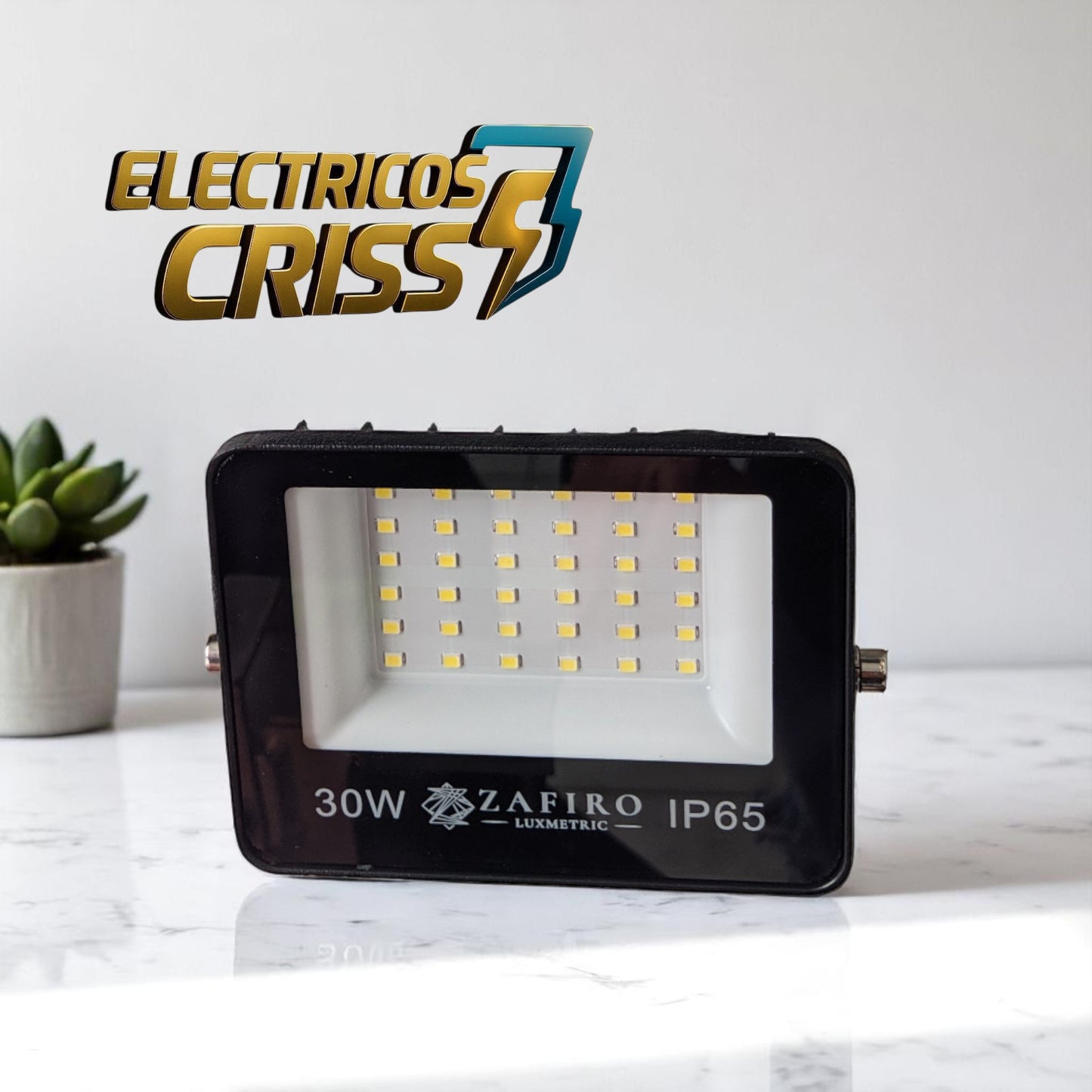 REFLECTOR LED DE 30W LUZ BLANCA