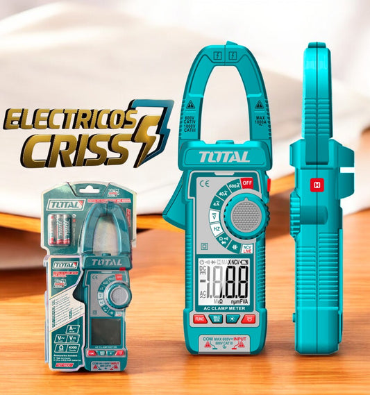 PINZA AMPERIMÉTRICA DIGITAL TOTAL