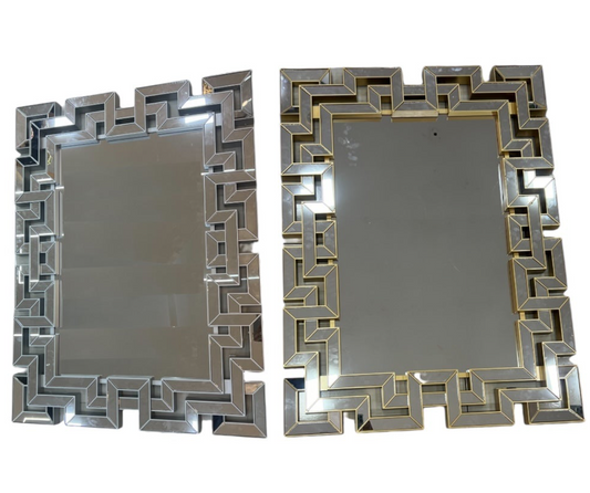 ESPEJO ESTILO GRECIA DECORATIVO DE LUJO 51x51 cm