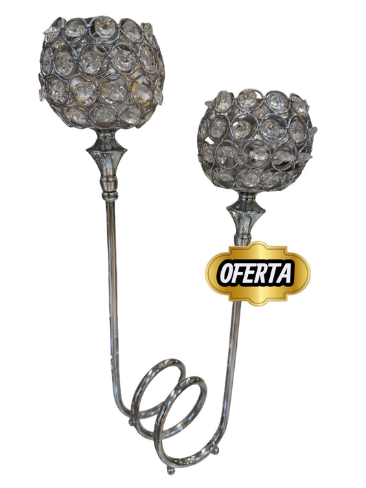 CANDELABRO DIAMANTADO DE LUJO