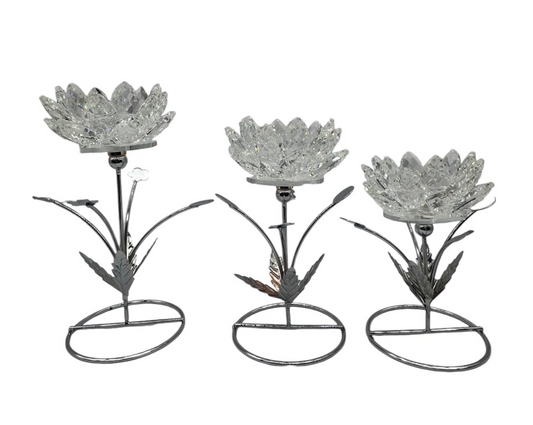 CANDELABRO PLATEADO X3 und