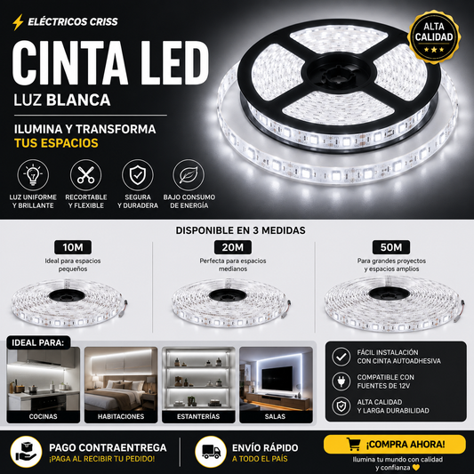 CINTA LED BLANCA