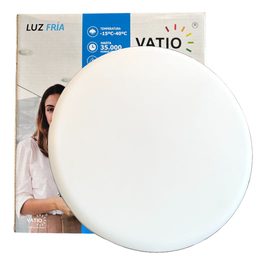 PANEL LED REDONDO FRAMELESS DE INCRUSTAR 36W VATIO