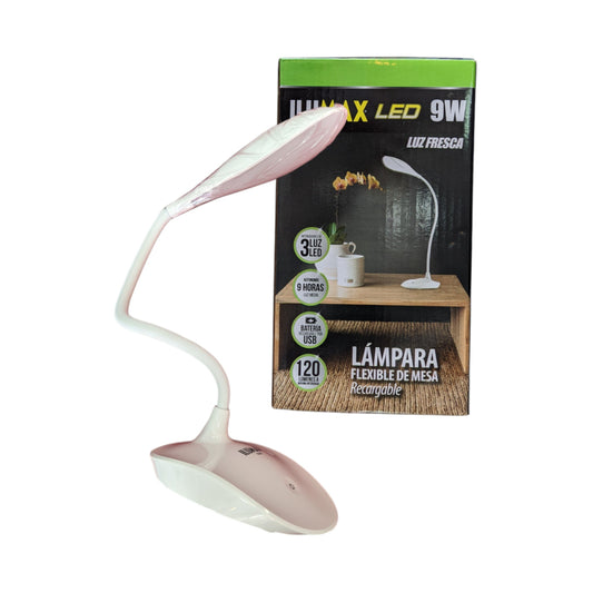 LAMPARA RECARGABLE 3 TONOS ILUMAX DE 9W