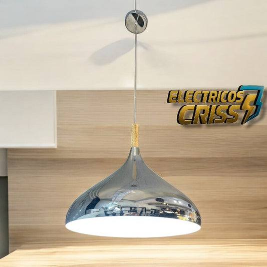 LÁMPARA CAMPANA SATIN COLGANTE
